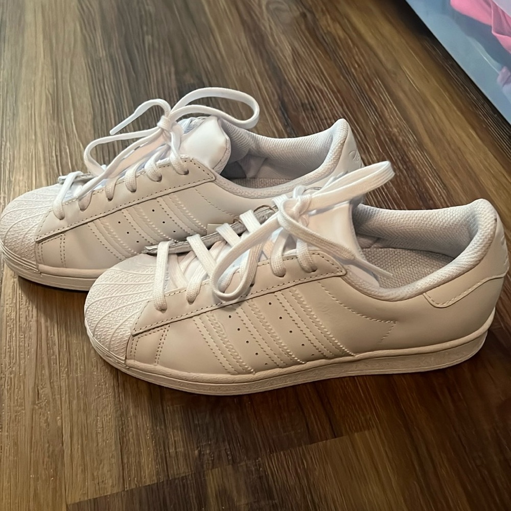White adidas shoes